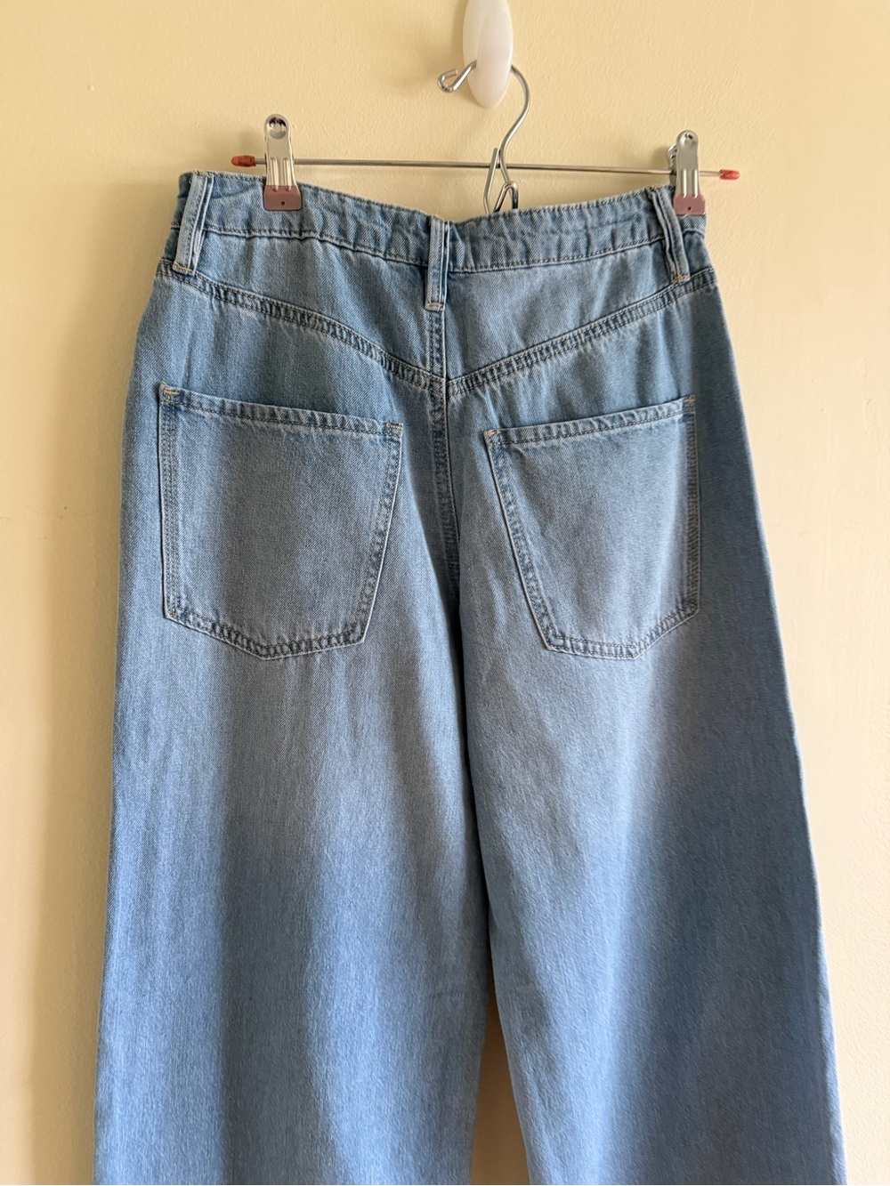 Light Blue Straight-Leg Jeans - Drawstring Waist 15’’ - Picture 8 of 8